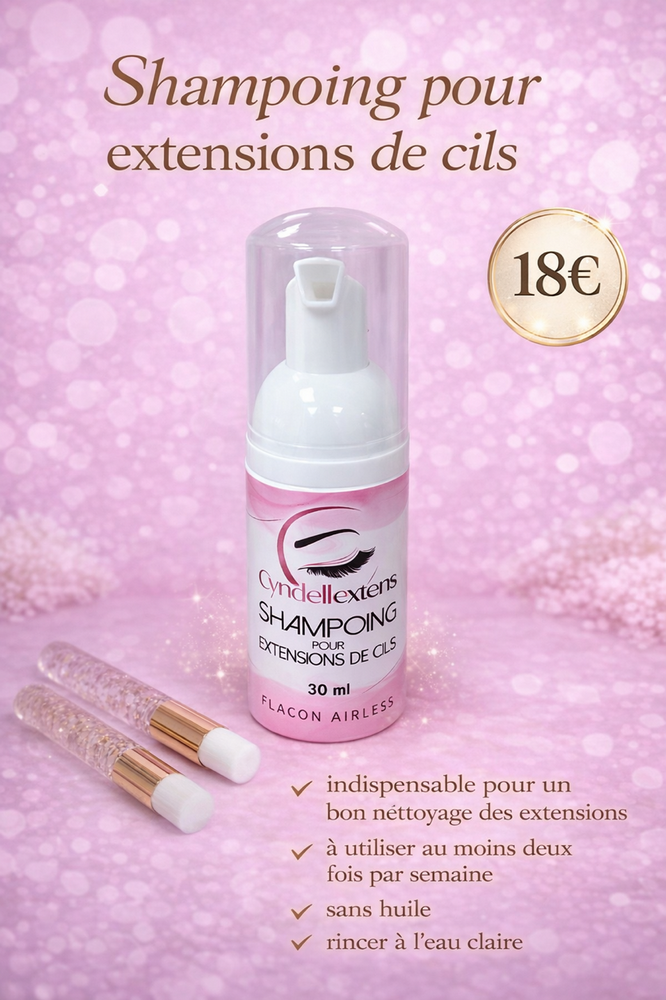 Shampoing Mousse Purifiant (30ml) – Pinceau offert !